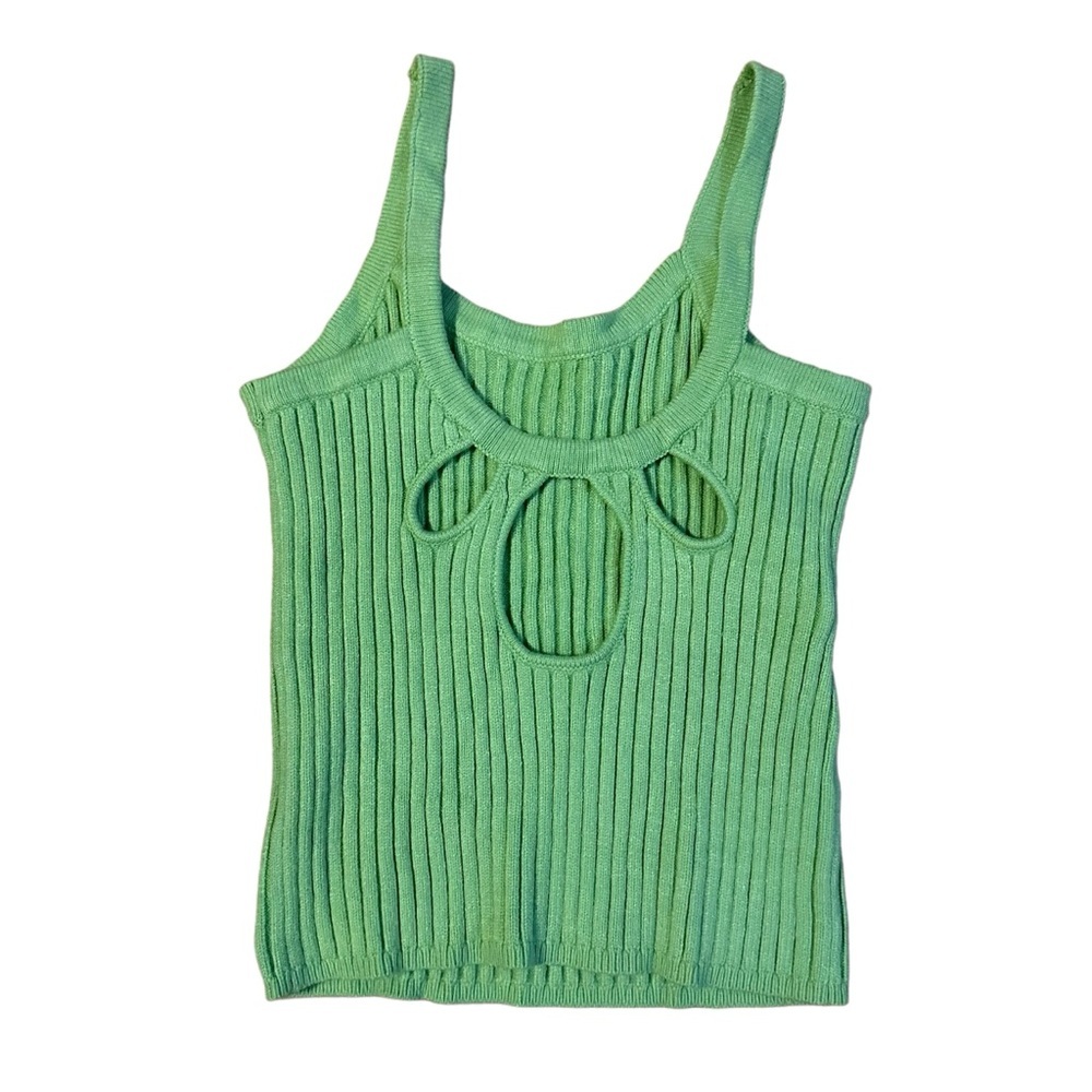 House of Sunny Green Peggy Cami Tank Size 4